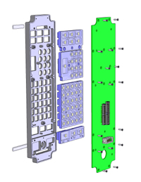 avionic key panel